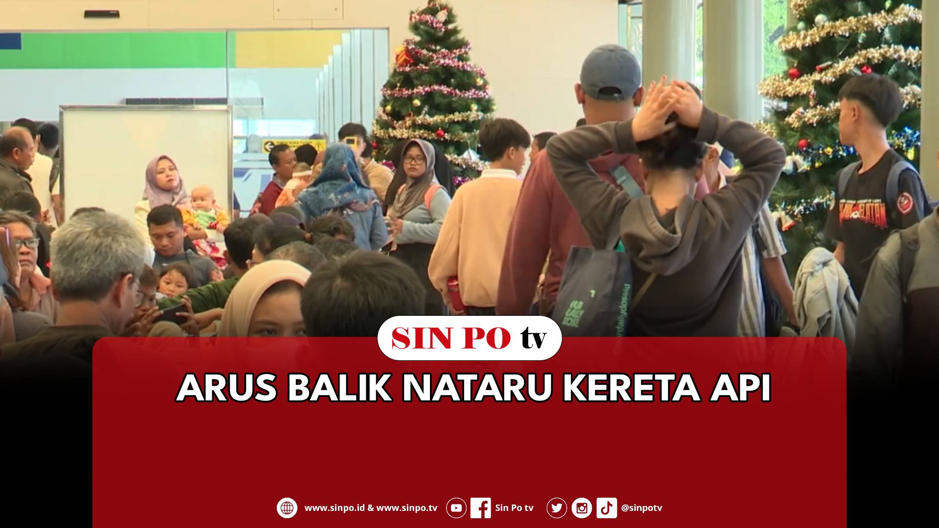 Arus Balik Nataru Kereta Api