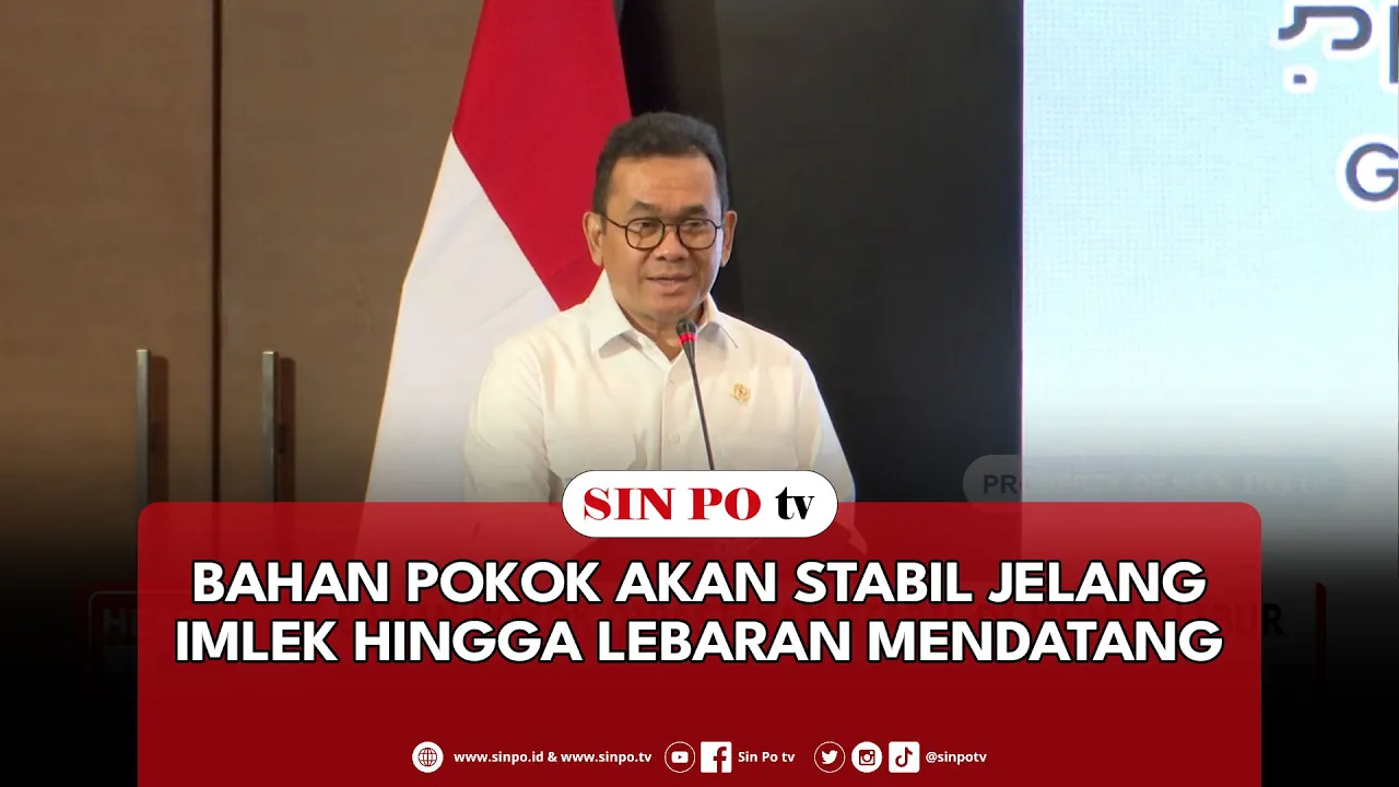 Bahan Pokok Akan Stabil Jelang Imlek Hingga Lebaran Mendatang