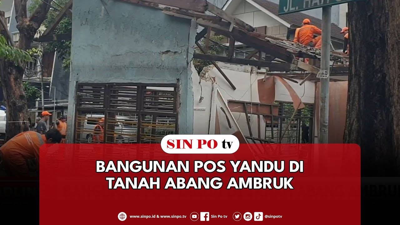 Bangunan Pos Yandu Di Tanah Abang Ambruk