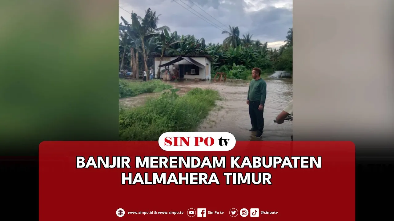 Banjir Merendam Kabupaten Halmahera Timur