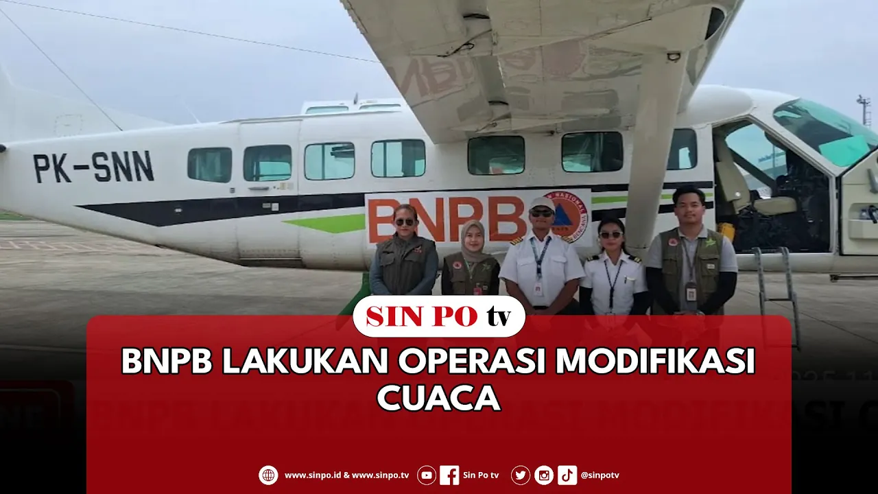 BNPB Lakukan Operasi Modifikasi Cuaca