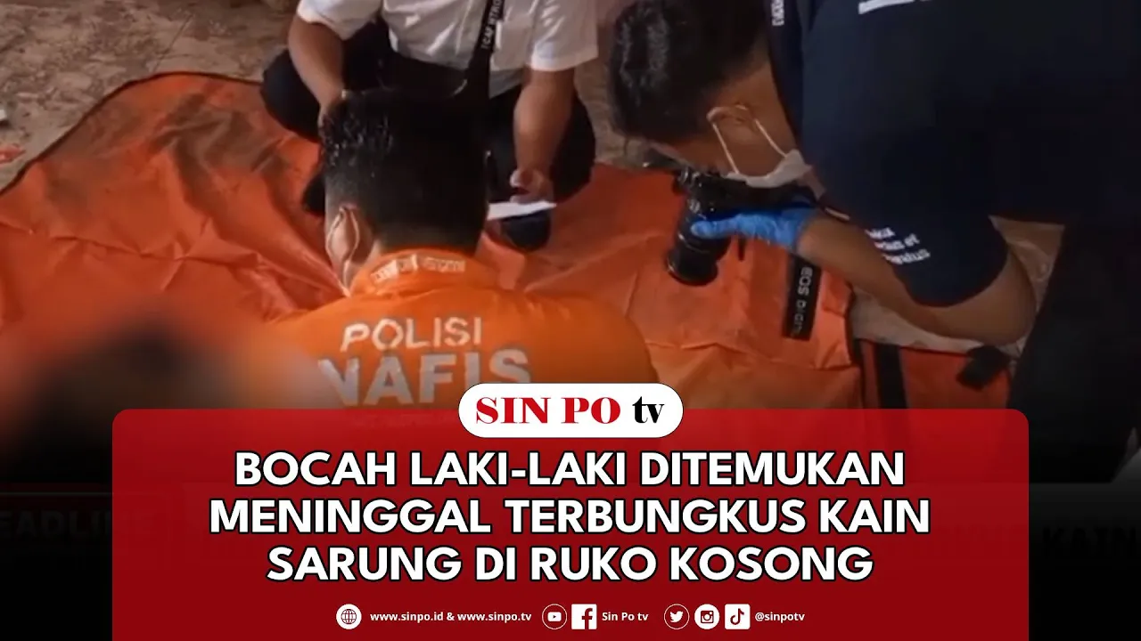 Bocah Laki Laki Ditemukan Meninggal Terbungkus Kain Sarung Di Ruko Kosong