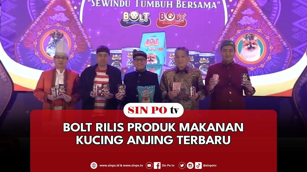 Bolt Rilis Produk Makanan Kucing Anjing Terbaru