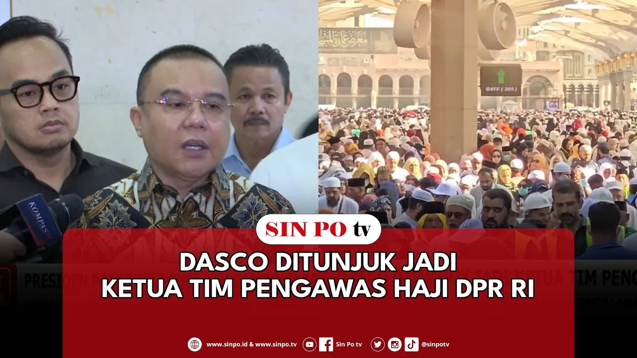 Dasco Ditunjuk Jadi Ketua Tim Pengawas Haji DPR RI