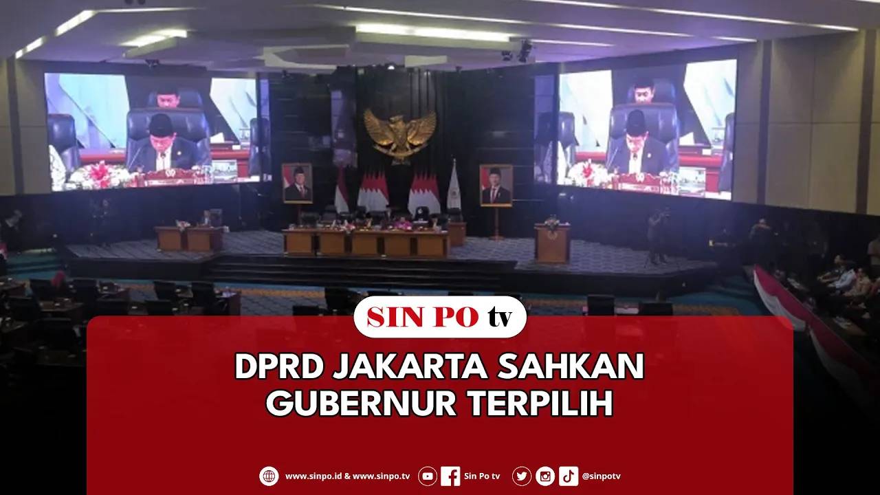 DPRD Jakarta Sahkan Gubernur Terpilih