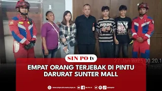 Empat Orang Terjebak Di Pintu Darurat Sunter Mall