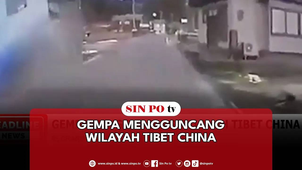 Gempa Mengguncang Wilayah Tibet China