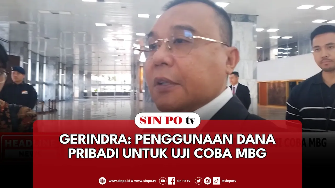 Gerindra: Penggunaan Dana Pribadi Untuk Uji Coba MBG