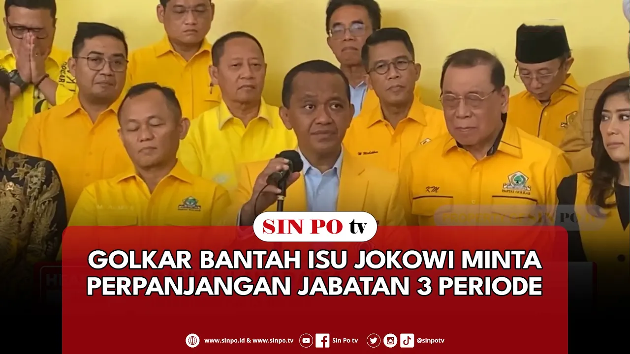 Golkar Bantah Isu Jokowi Minta Perpanjangan Jabatan 3 Periode