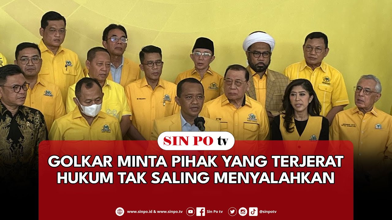 Golkar Minta Pihak Yang Terjerat Hukum Tak Saling Menyalahkan