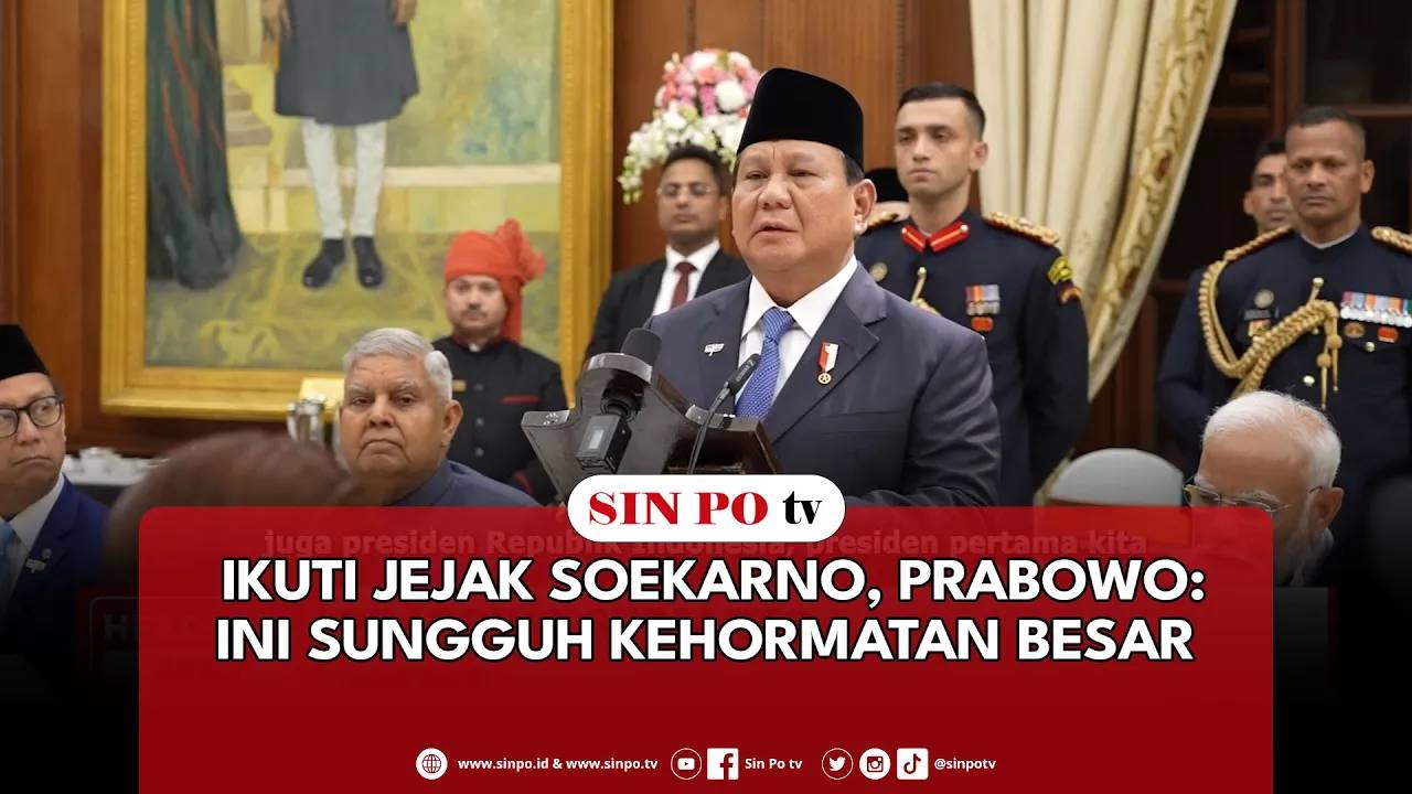 Ikuti Jejak Soekarno, Prabowo: Ini Sungguh Kehormatan Besar