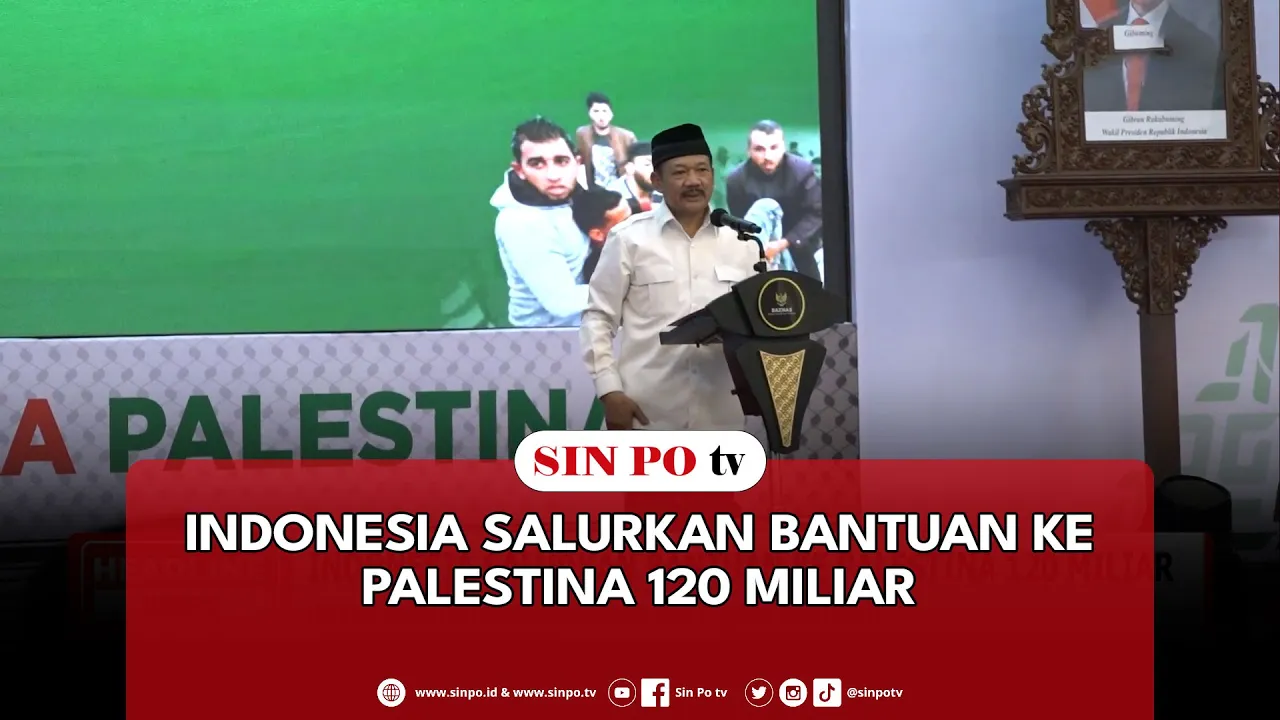 Indonesia Salurkan Bantuan Ke Palestina 120 Miliar