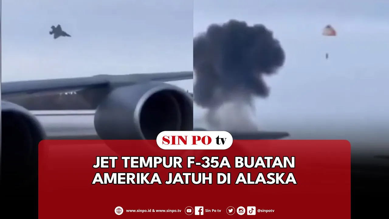 Jet Tempur F-35A Buatan Amerika Jatuh Di Alaska