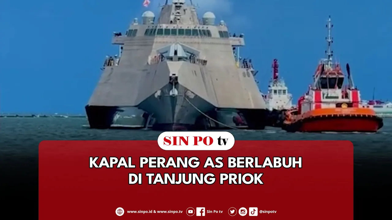 Kapal Perang AS Berlabuh Di Tanjung Priok