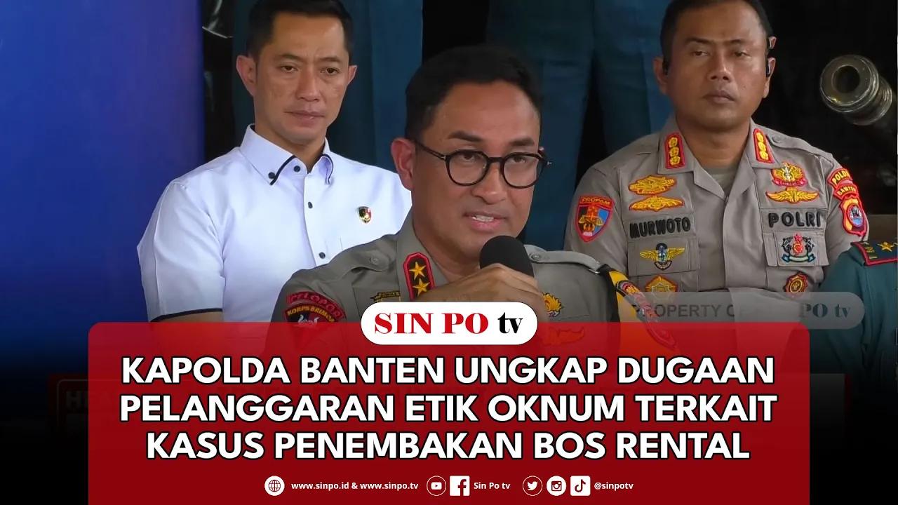 Kapolda Banten Ungkap Dugaan Pelanggaran Etik Oknum Terkait Kasus Penembakan Bos Rental