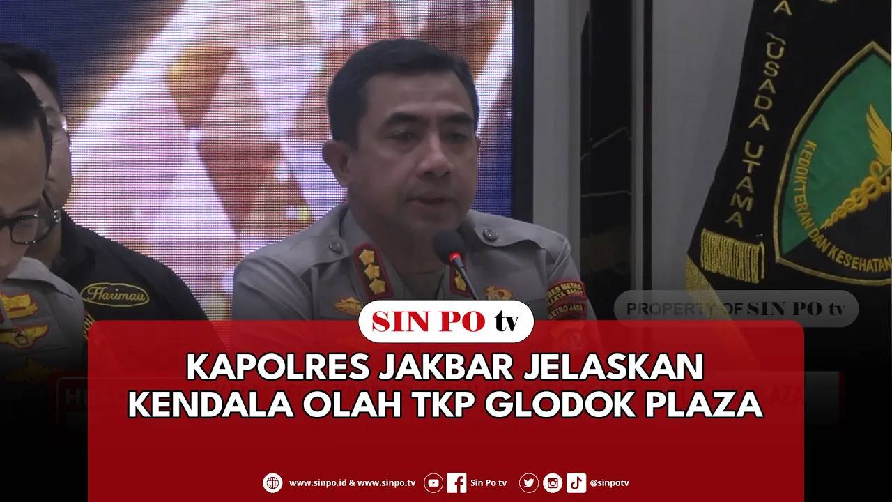 Kapolres Jakbar Jelaskan Kendala Olah TKP Glodok Plaza