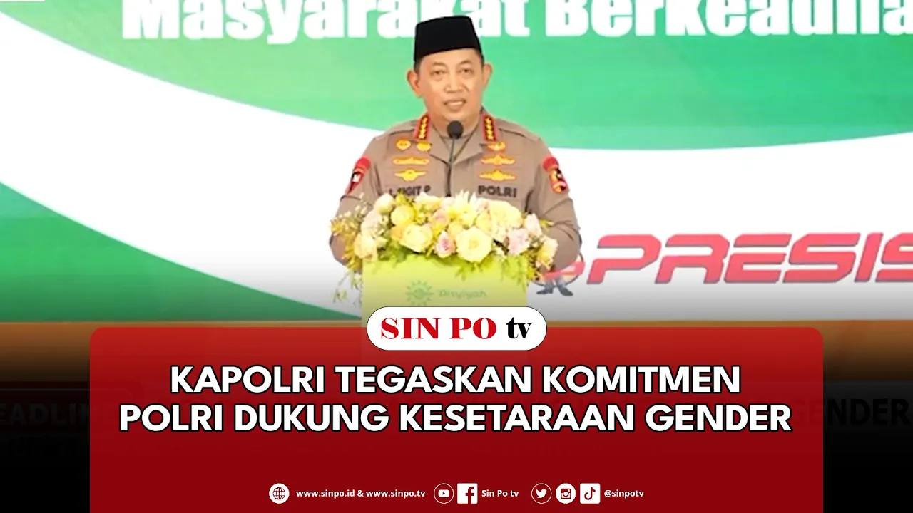 Kapolri Tegaskan Komitmen Polri Dukung Kesetaraan Gender