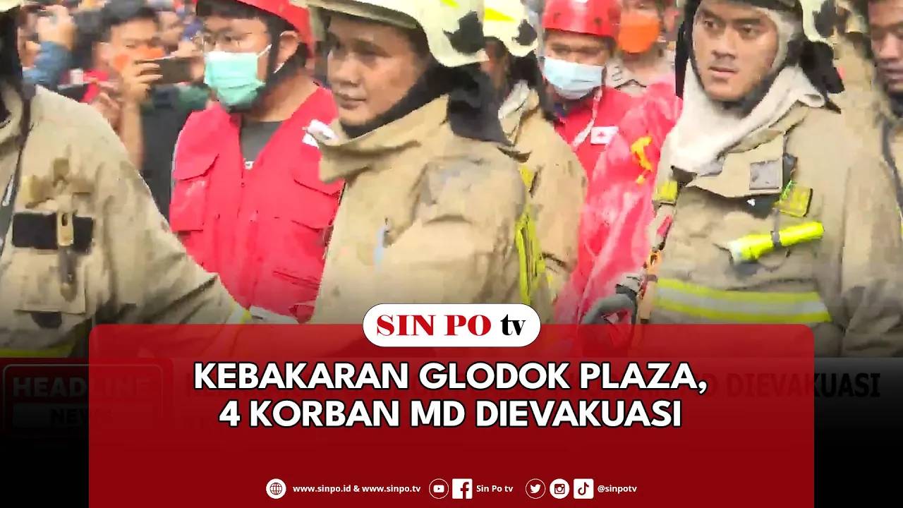 Kebakaran Glodok Plaza, 4 Korban MD Dievakuasi