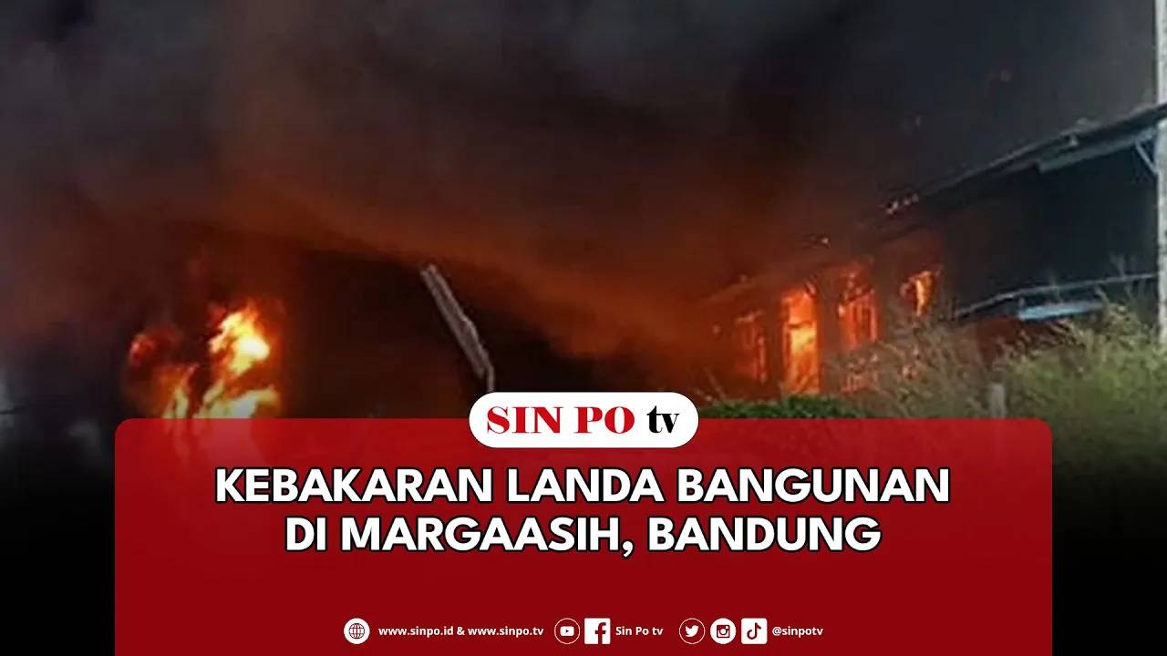 Kebakaran Landa Bangunan Di Margaasih, Bandung