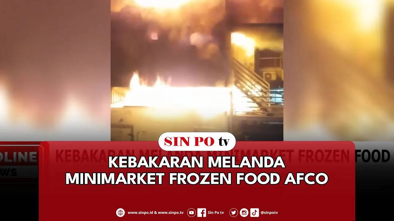 Kebakaran Melanda Minimarket Frozen Food AFCO