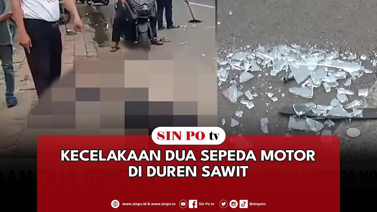 Kecelakaan Dua Sepeda Motor Di Duren Sawit