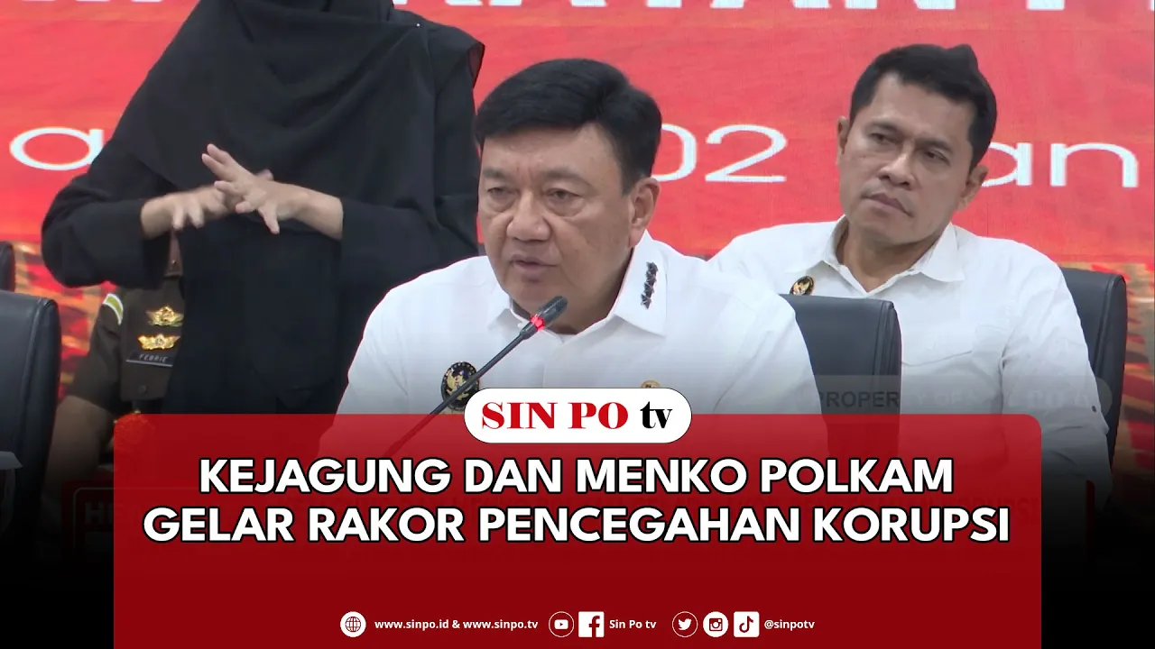 Kejagung Dan Menko Polkam Gelar Rakor Pencegahan Korupsi