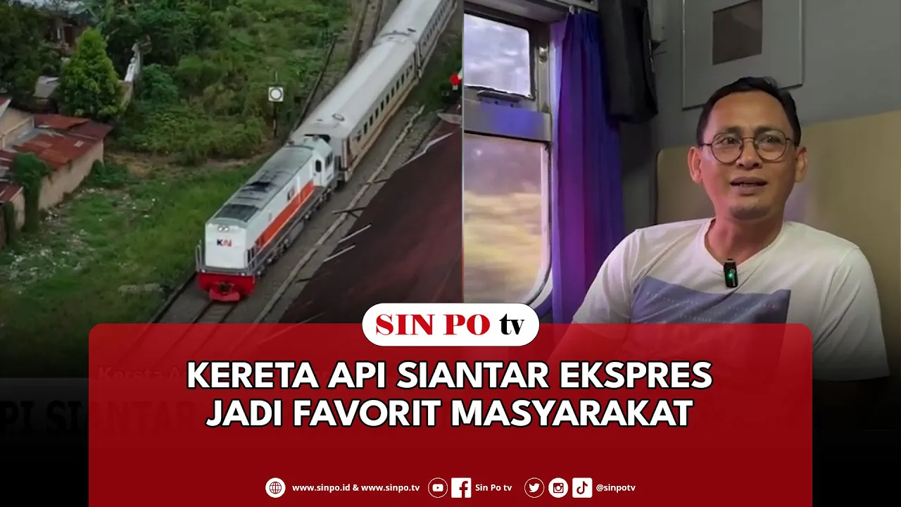 Kereta Api Siantar Ekspres Jadi Favorit Masyarakat