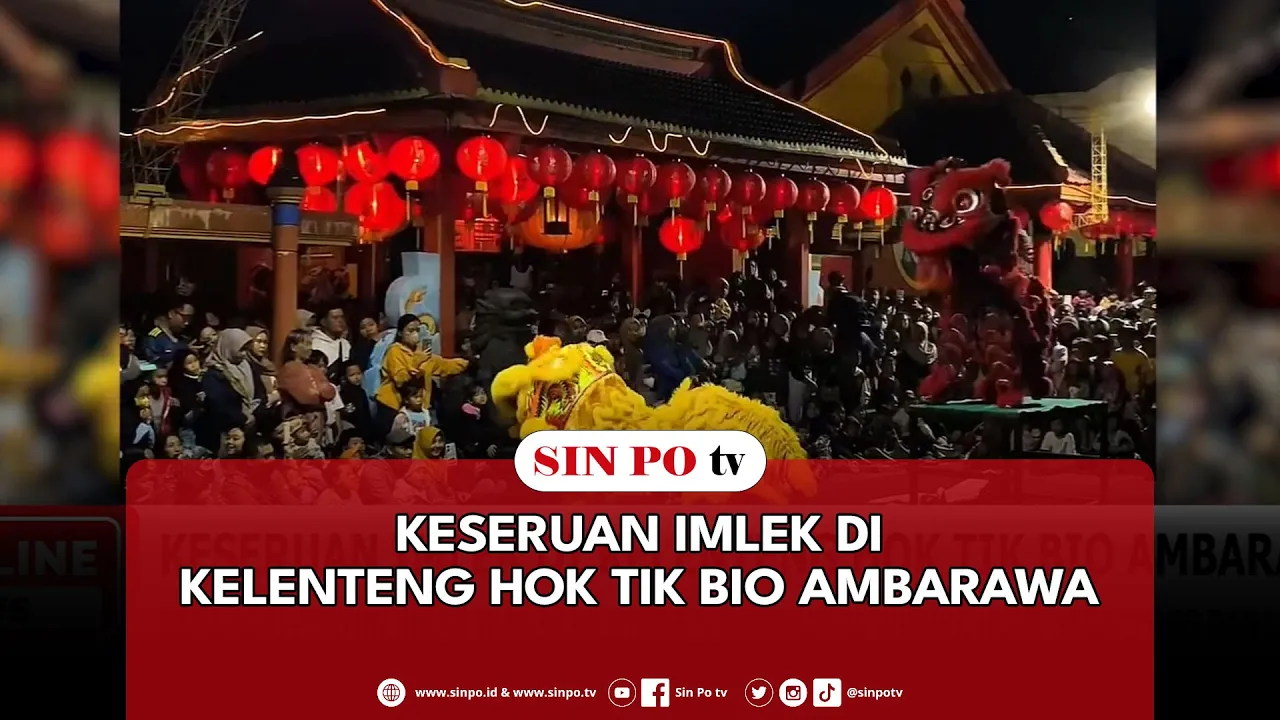 Keseruan Imlek Di Kelenteng Hok Tik Bio Ambarawa