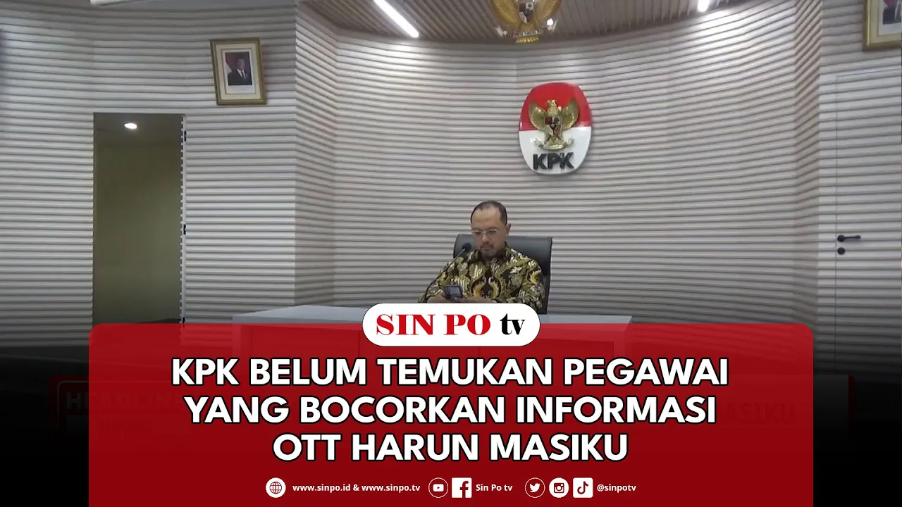 KPK Belum Temukan Pegawai Yang Bocorkan Informasi OTT Harun Masiku