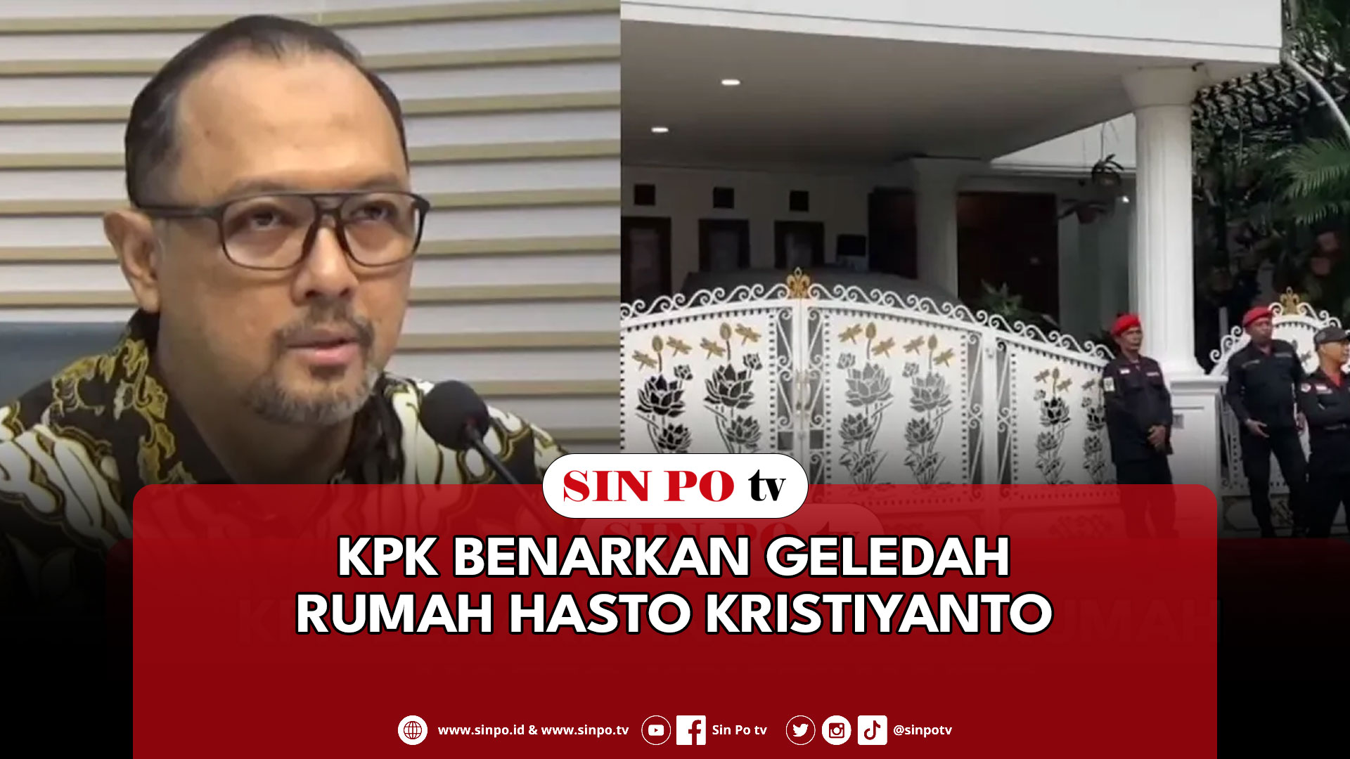 KPK Benarkan Geledah Rumah Hasto Kristiyanto