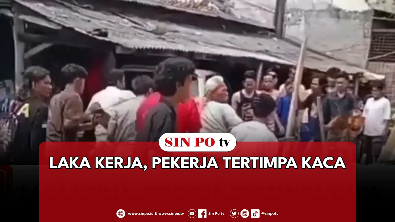 Laka Kerja, Pekerja Tertimpa Kaca