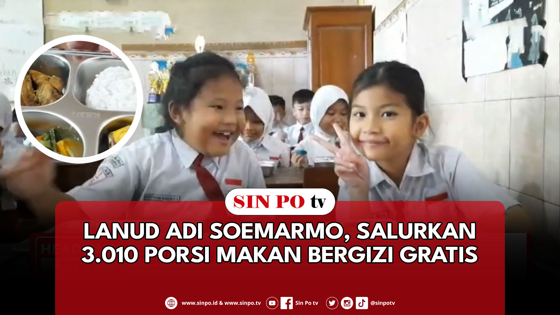 Lanud Adi Soemarmo, Salurkan 3.010 Porsi Makan Bergizi Gratis