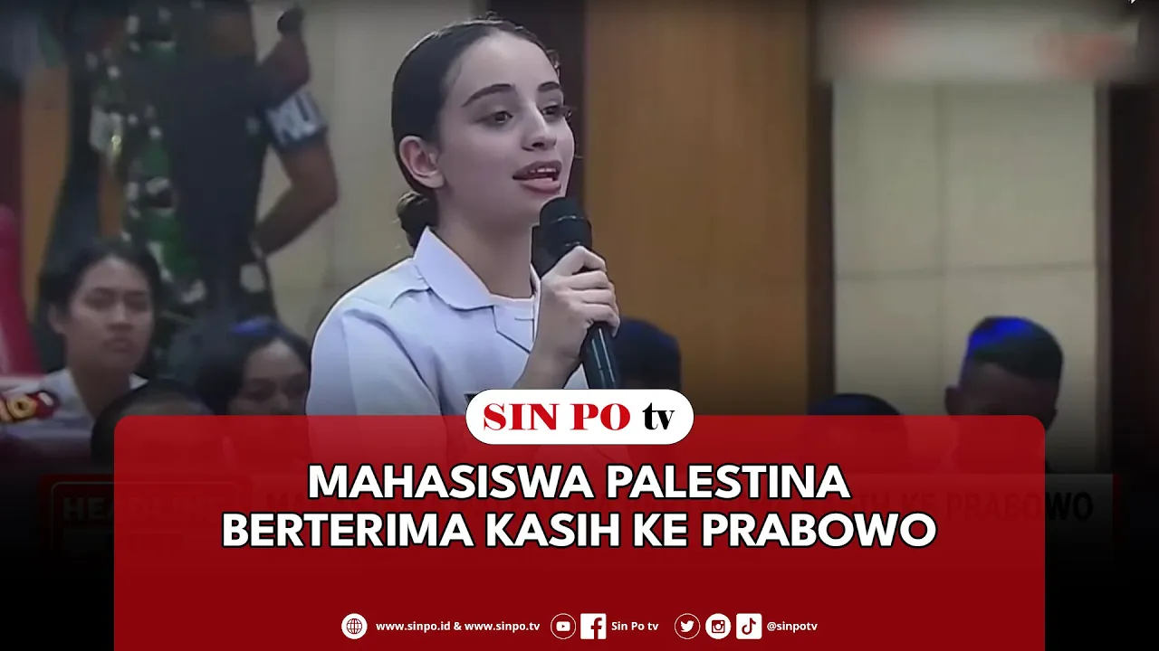 Mahasiswa Palestina Berterima Kasih Ke Prabowo