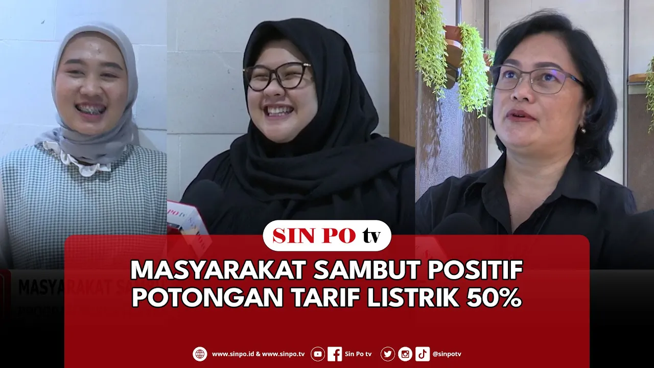 Masyarakat Sambut Positif Potongan Tarif Listrik 50%