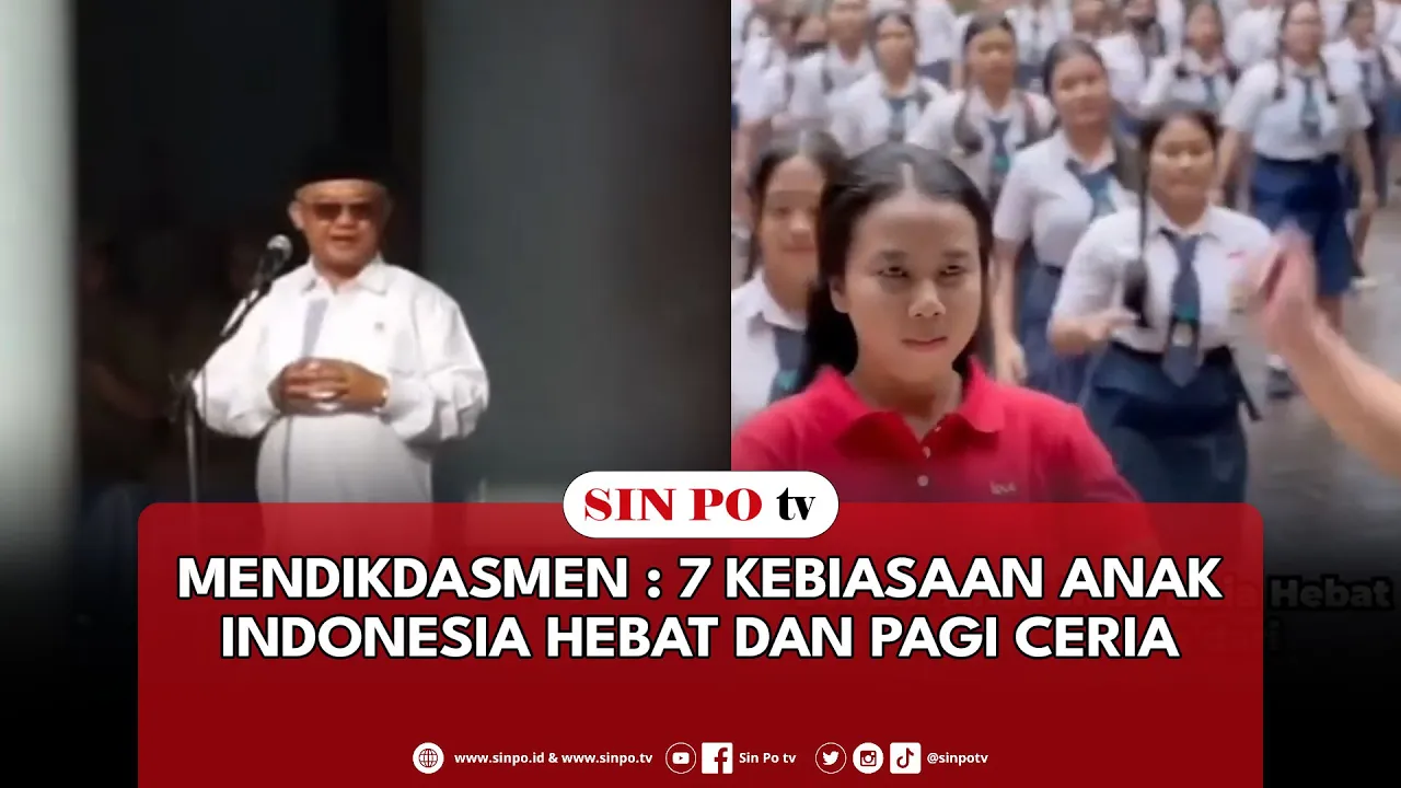 Mendikdasmen : 7 Kebiasaan Anak Indonesia Hebat Dan Pagi Ceria