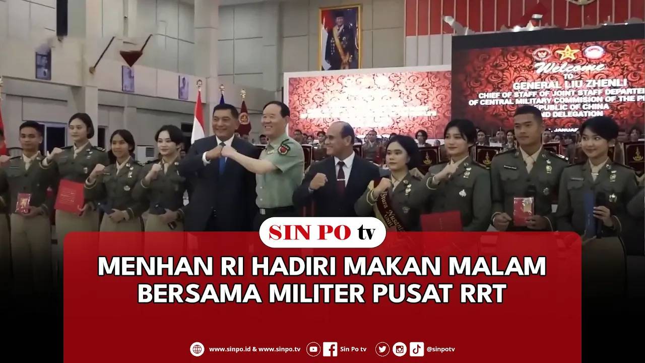 Menhan RI Hadiri Makan Malam Bersama Militer Pusat RRT
