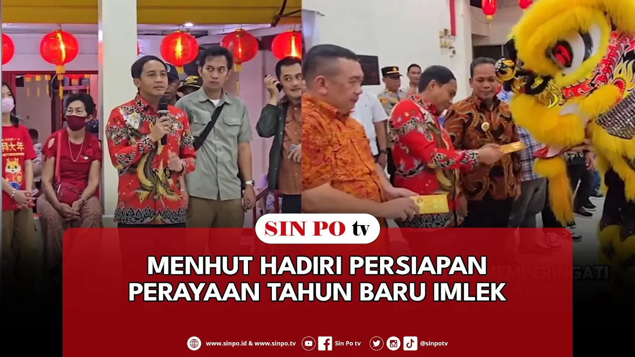 Menhut Hadiri Persiapan Perayaan Tahun Baru Imlek