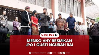 Menko AHY Resmikan JPO I Gusti Ngurah Rai