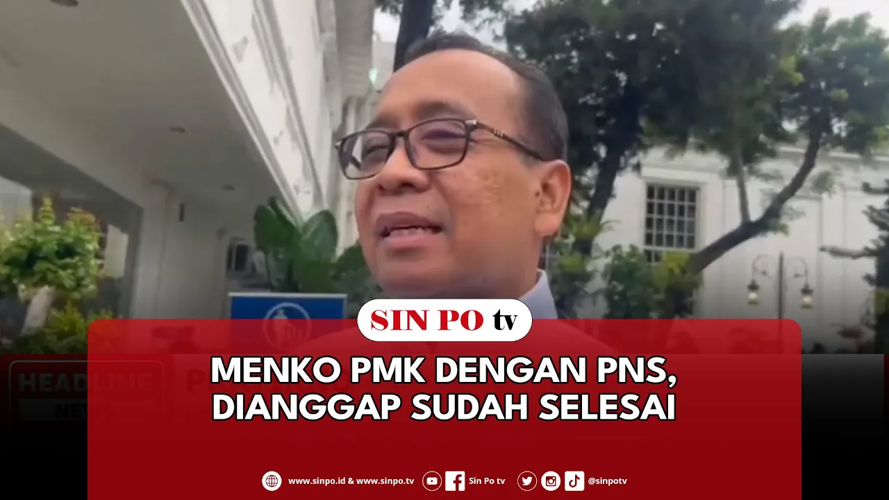 Menko PMK Dengan PNS, Dianggap Sudah Selesai
