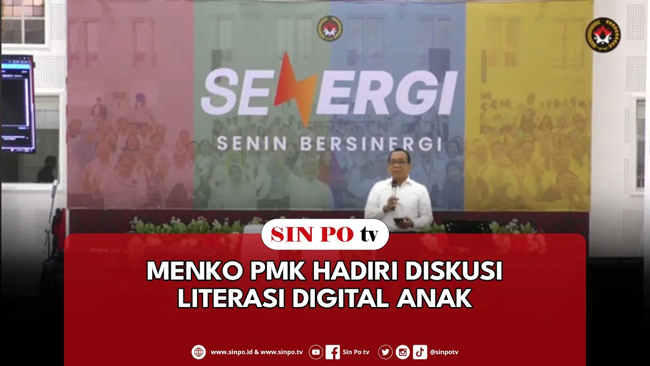 Menko PMK Hadiri Diskusi Literasi Digital Anak