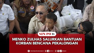 Menko Zulhas Salurkan Bantuan Korban Bencana Pekalongan
