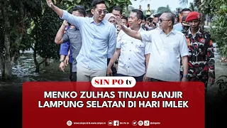 Menko Zulhas Tinjau Banjir Lampung Selatan Di Hari Imlek