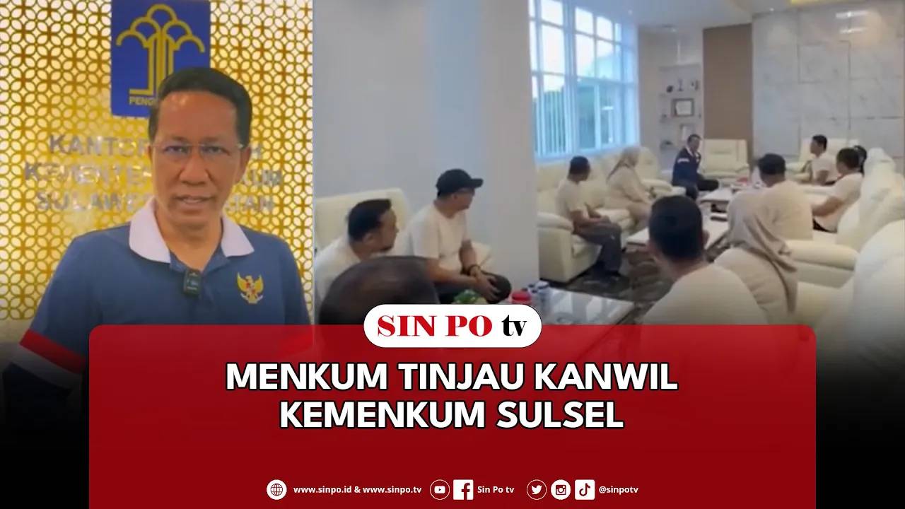 Menkum Tinjau Kanwil Kemenkum Sulsel