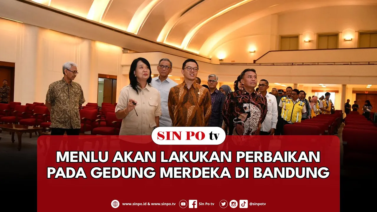 Menlu Akan Lakukan Perbaikan Pada Gedung Merdeka Di Bandung