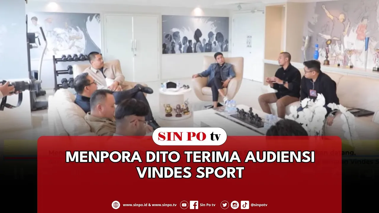 Menpora Dito Terima Audiensi Vindes Sport