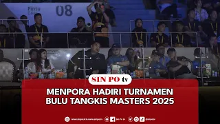 Menpora Hadiri Turnamen Bulu Tangkis Masters 2025