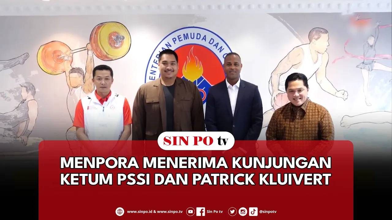 Menpora Menerima Kunjungan Ketum PSSI Dan Patrick Kluivert