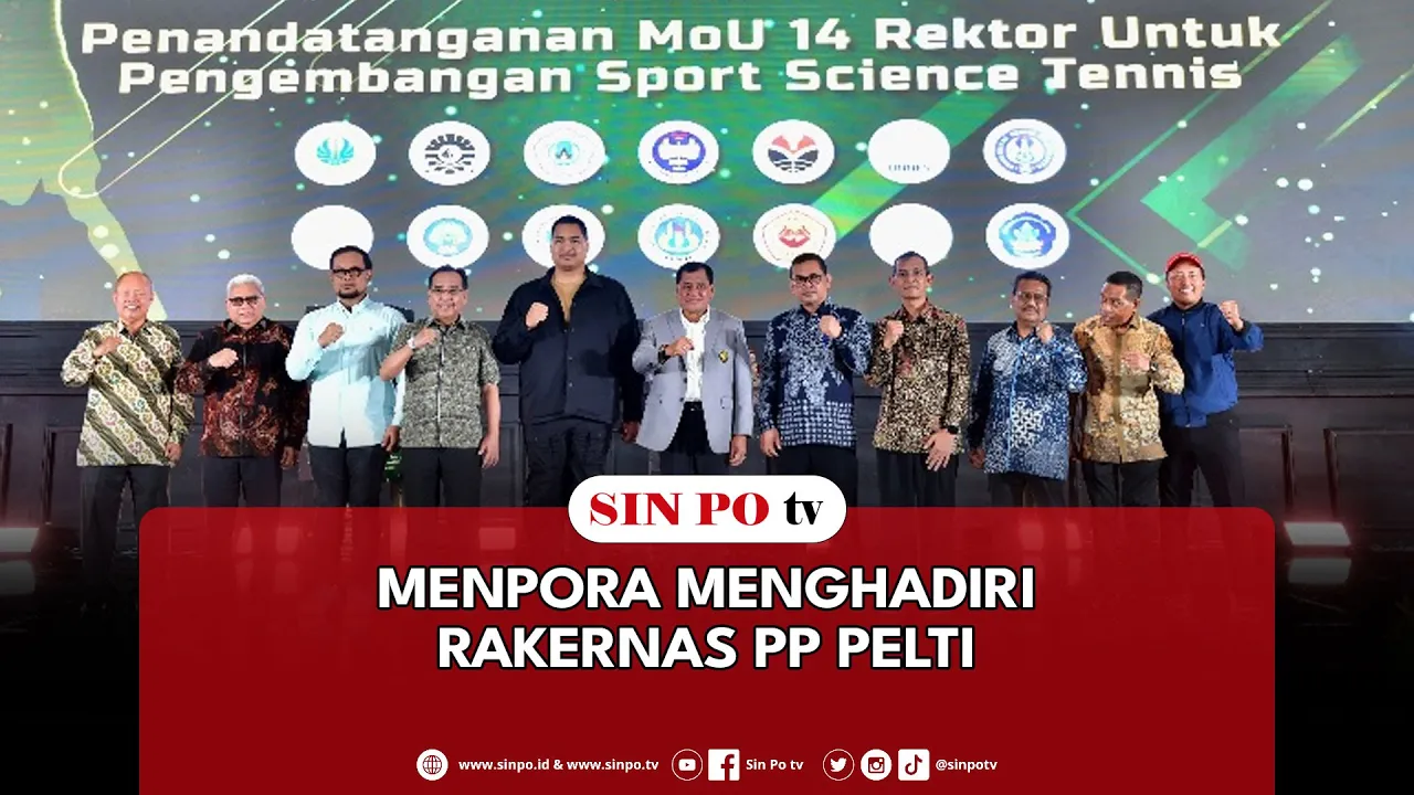Menpora Menghadiri Rakernas PP Pelti