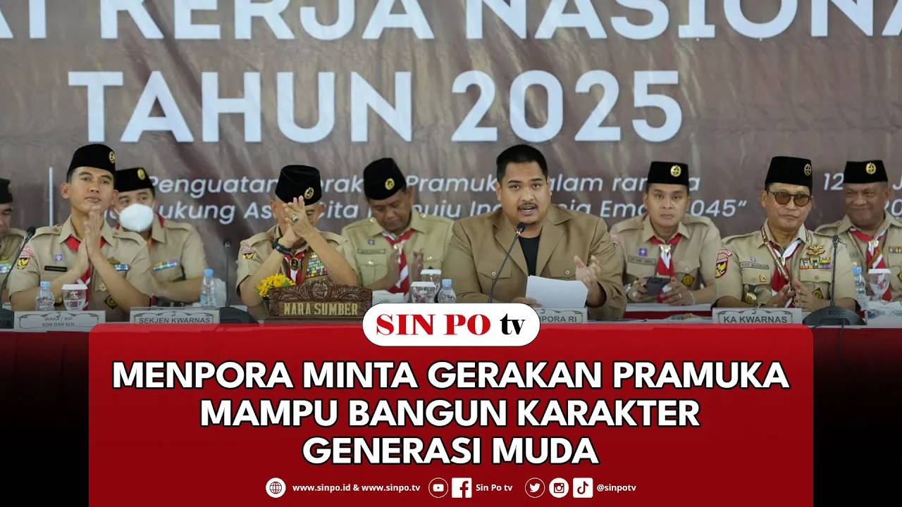 Menpora Minta Gerakan Pramuka Mampu Bangun Karakter Generasi Muda