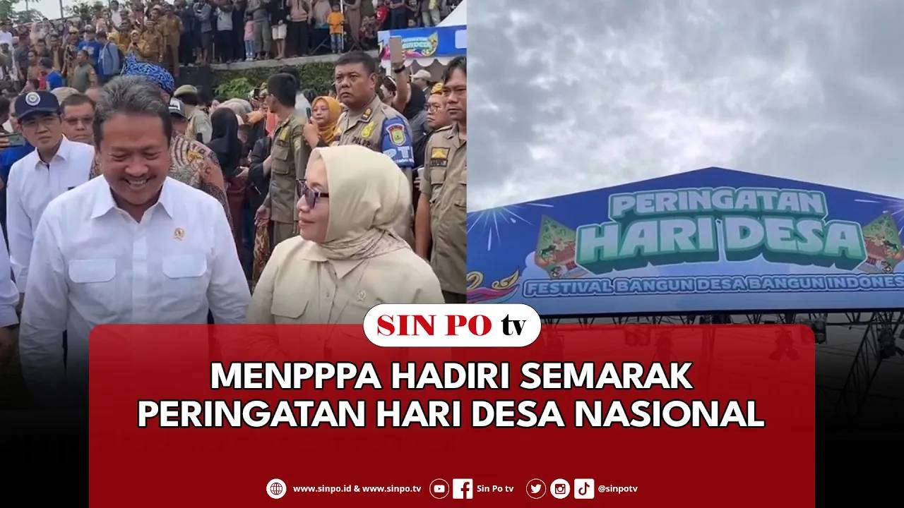 MenPPPA Hadiri Semarak Peringatan Hari Desa Nasional